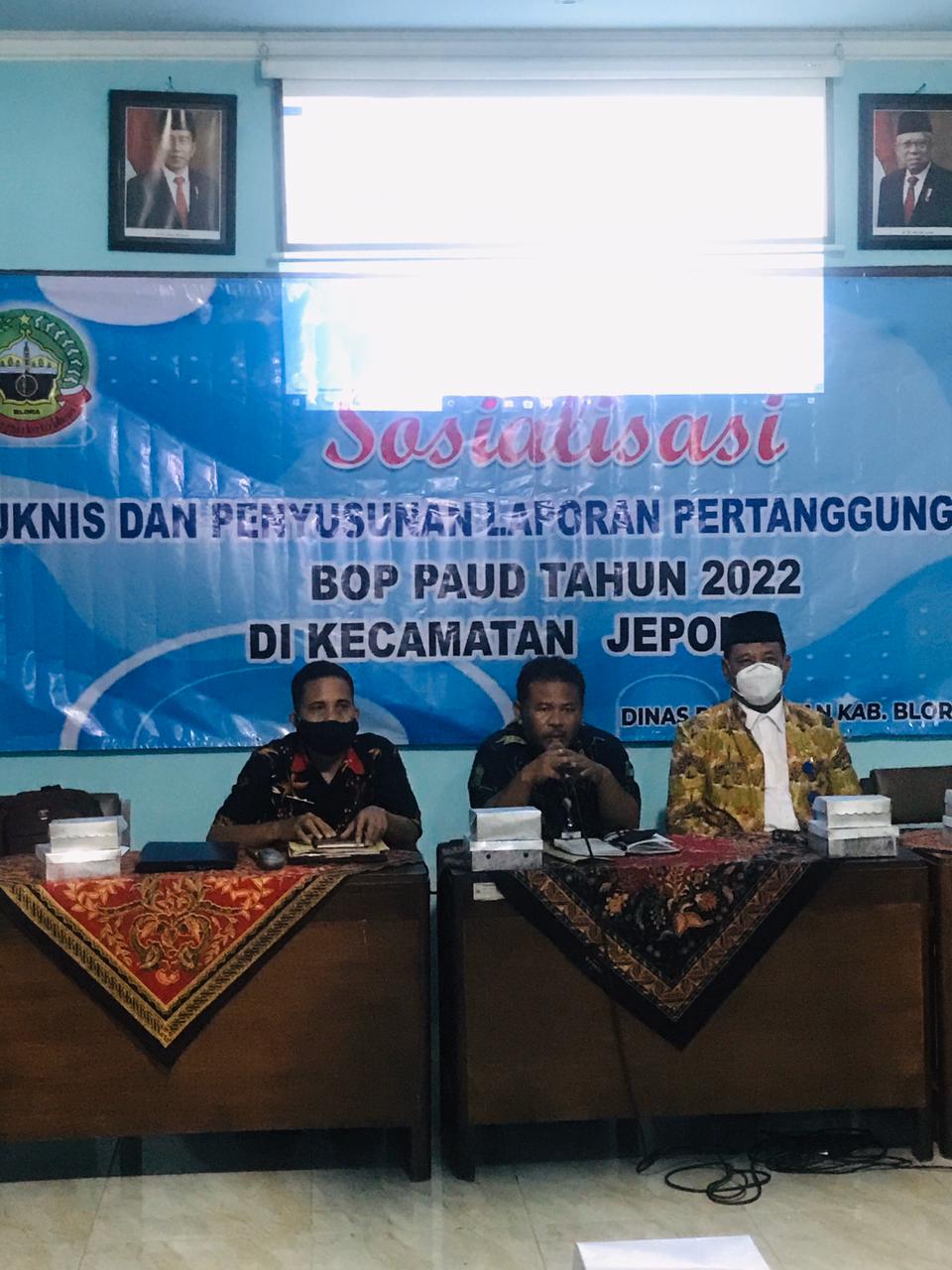 Sosialisasi Juknis Dan Penyusunan Laporan Pertanggungjawaban Bop Paud Tahun 2022 Dinas 5469